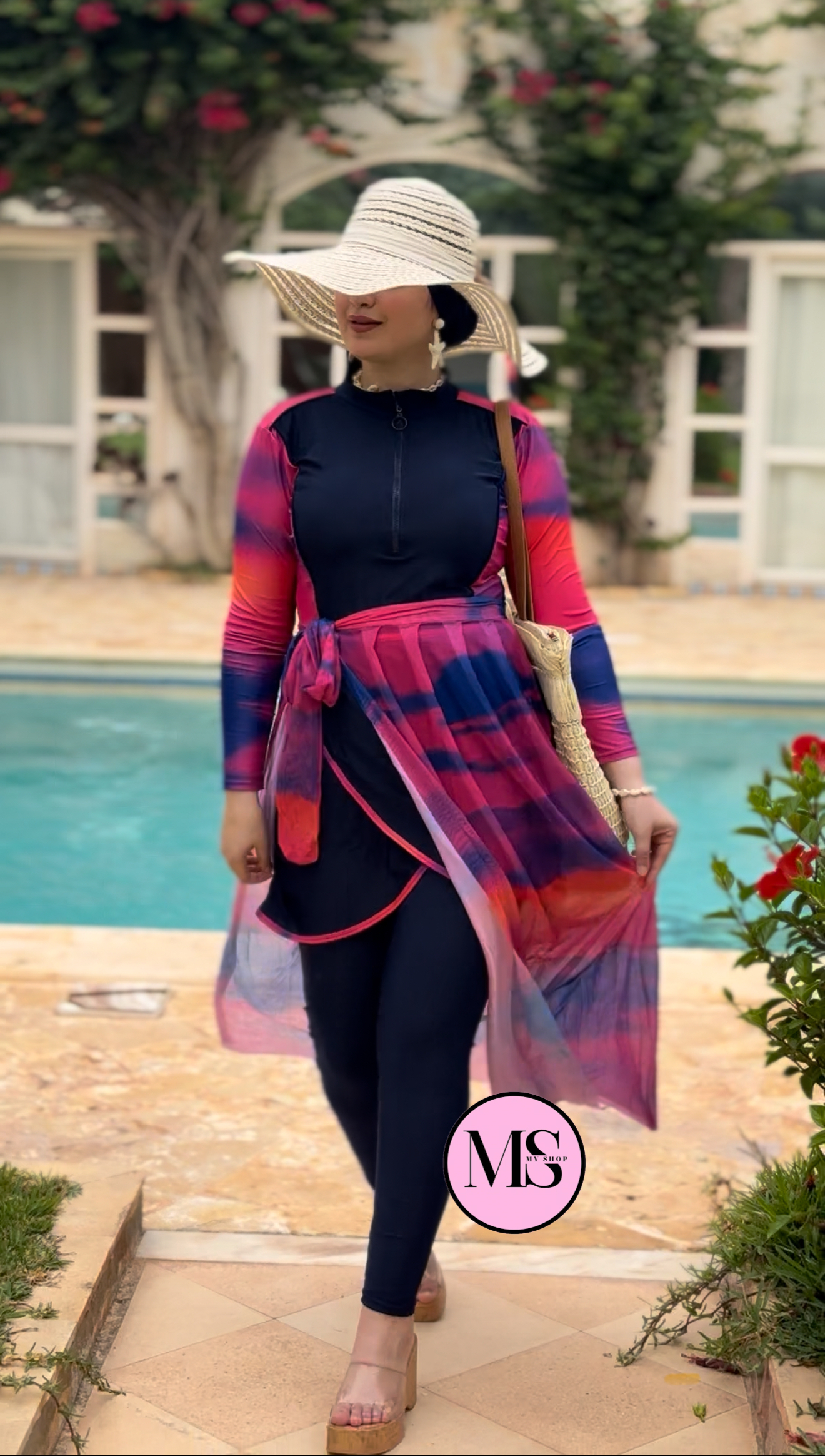 IMG_5519 Burkini Sunset rose - الصورة 1