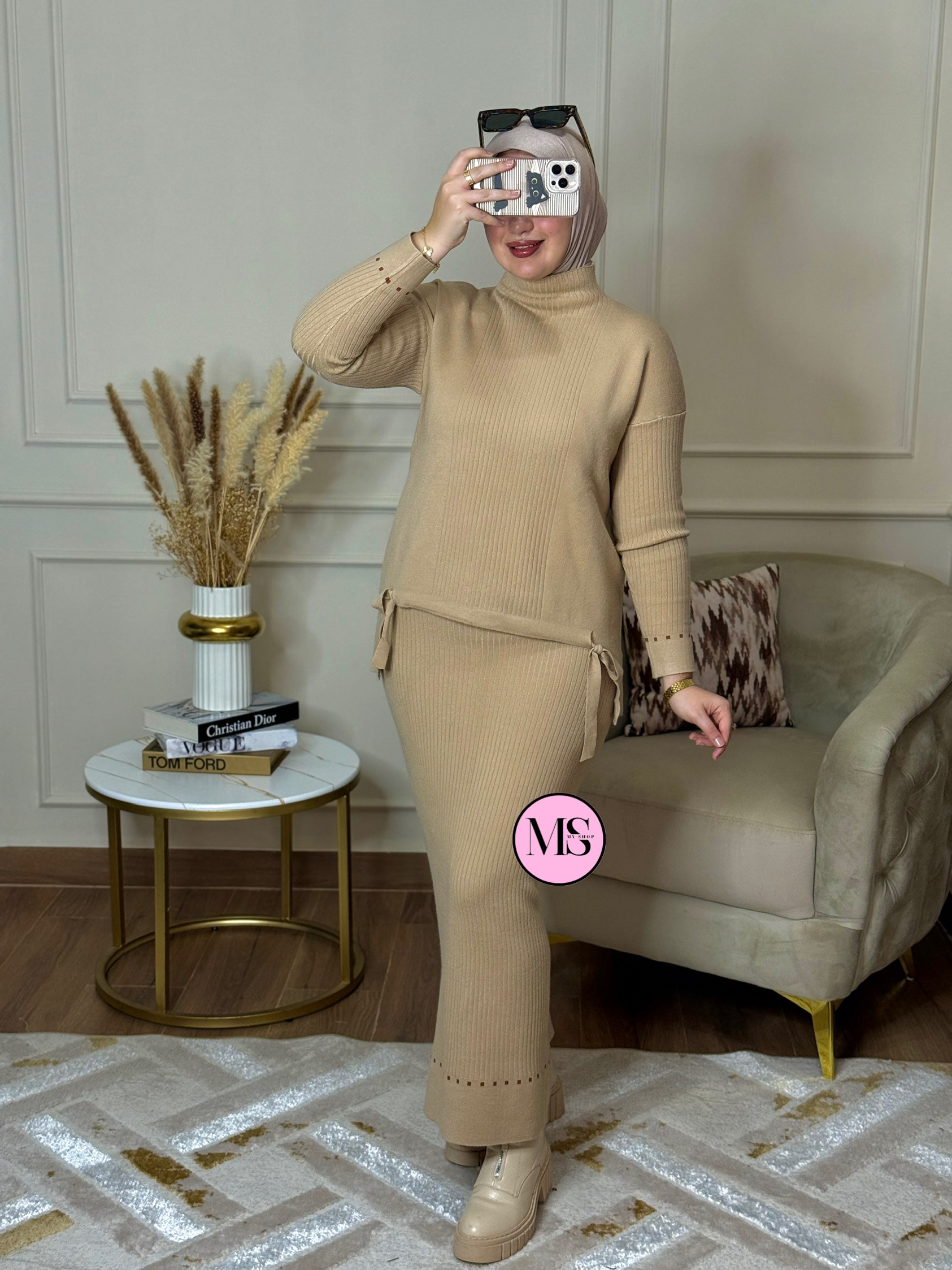 IMG_0503 Ensemble jupe avec noeud - الصورة 1