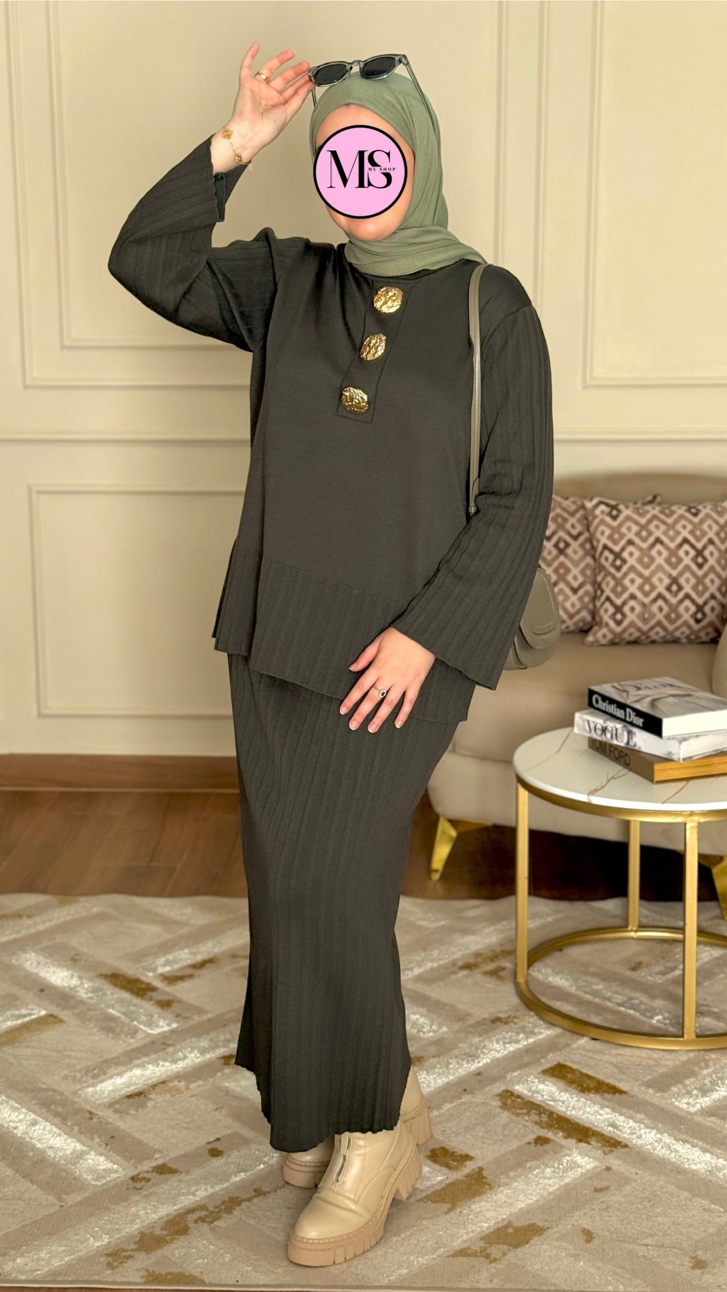 IMG_9983 Ensemble jupe plissée - الصورة 1