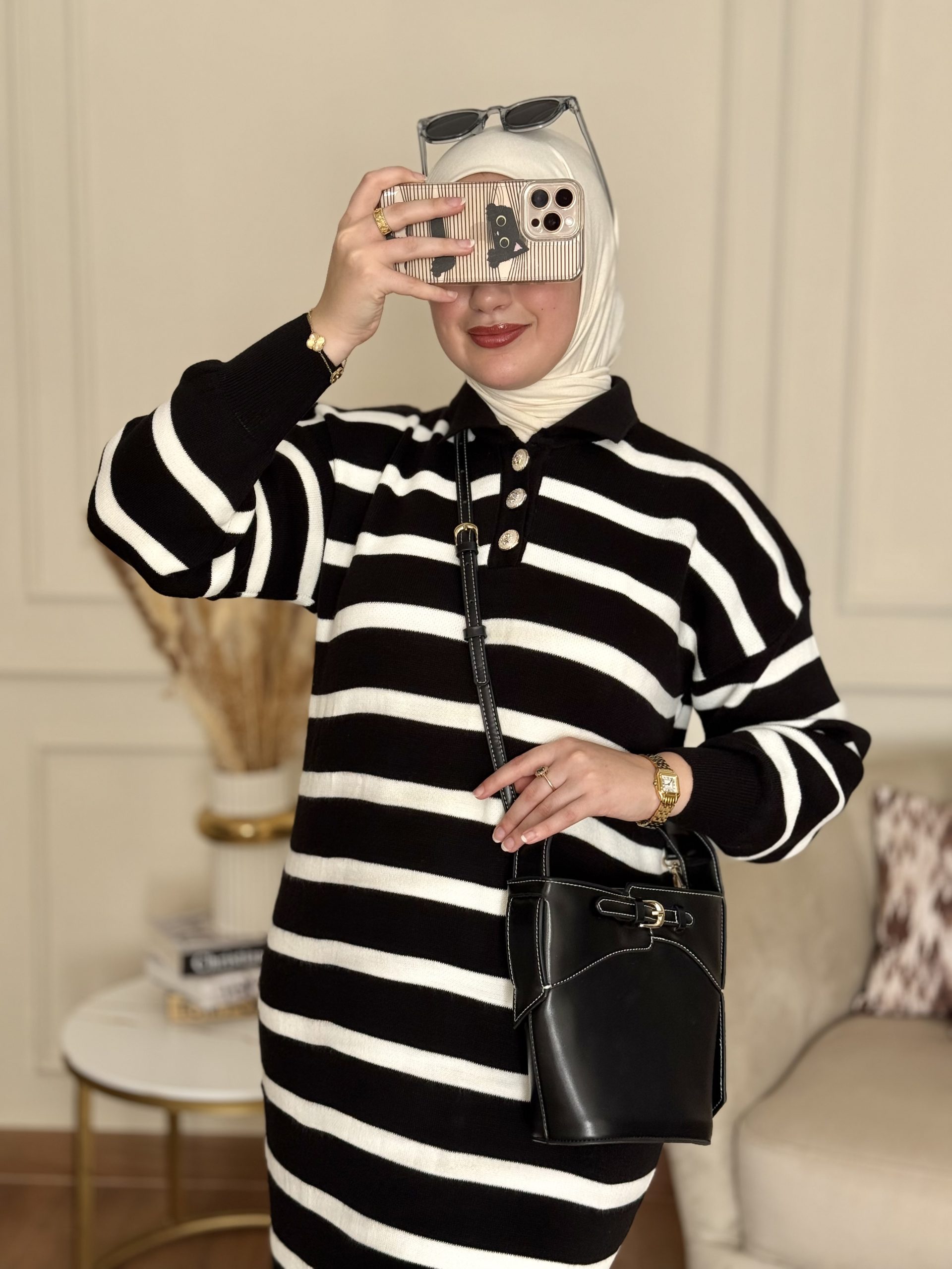 IMG_1326 Robe à rayures - الصورة 1